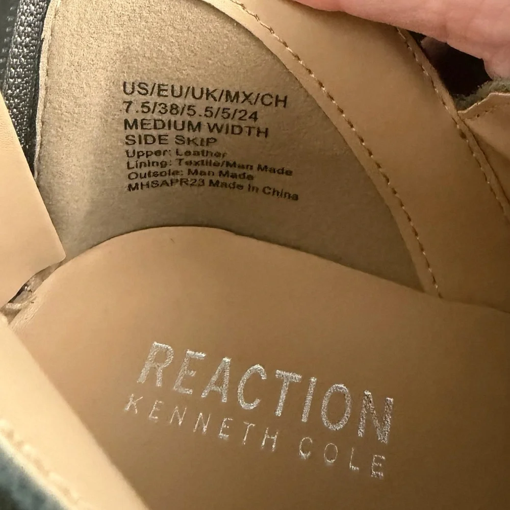 Kenneth Cole Taupe Ankle Booties